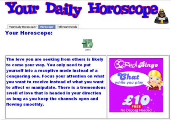 Product picture Horoscope Facebook Application